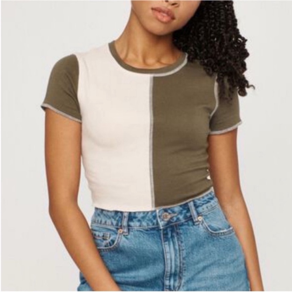 NWT garage t patchwork size medium